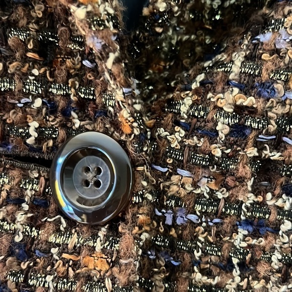 Coldwater Creek wool blend tweed jacket. Size 6P. - Picture 3 of 11